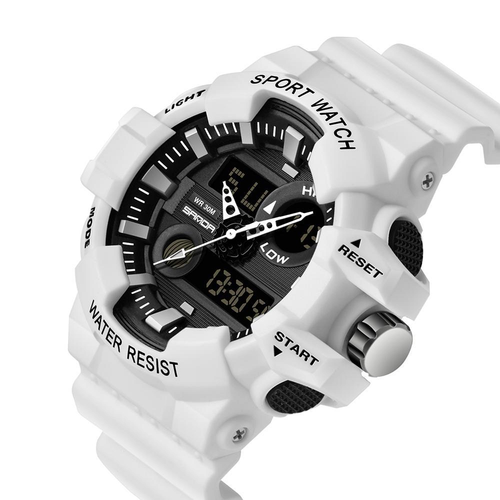 Sport Men Watches White G style Watch In LED Digital Style Waterproof 30M Casual Luxury Elegant Style  Relogios masculino - SJB-DIAMOND ELITES