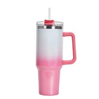 40oz Straw Coffee Insulation Cup With Handle Portable Car Stainless Steel Water Bottle LargeCapacity Travel BPA Free Thermal Mug Pi-Mart