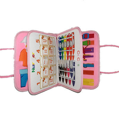 New Busy Book Children's Busy Board Dressing And Buttoning Learning Baby Early Education Preschool Sensory Learning Toy Pi-Mart