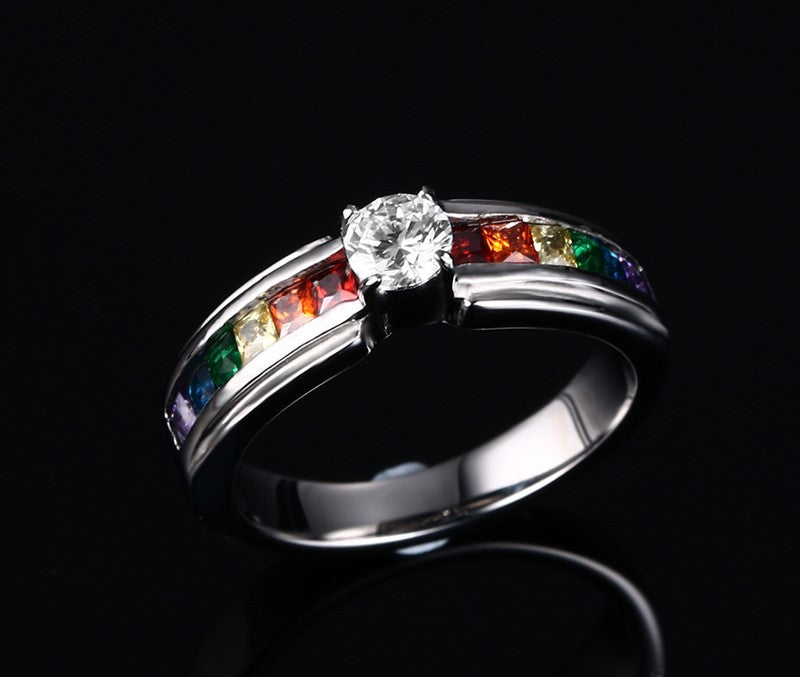 Zircon Rainbow Ring - SJB-DIAMOND ELITES