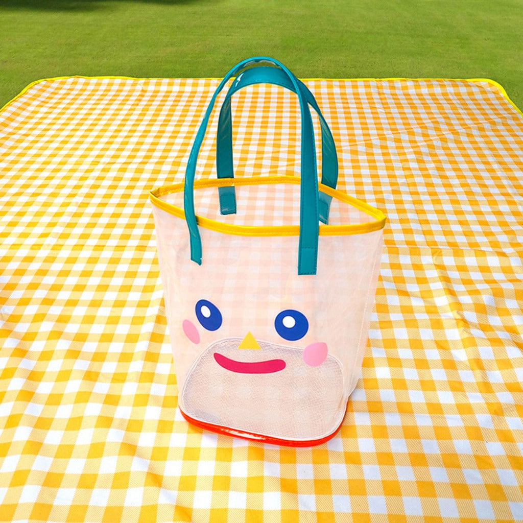 Frosted translucent PVC jelly bag, portable large-capacity beach bag, swimming bag, - SJB-DIAMOND ELITES