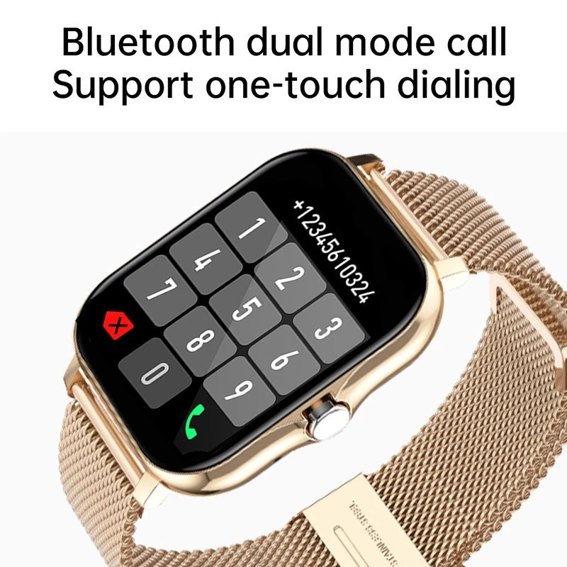 Y13 Smart Watch - 1.69'' Touchscreen Fitness Tracker with Bluetooth Calls, Heart Rate & Sleep Monitoring (Waterproof, Multi-Language) Pi-Mart