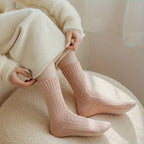 4 Pairs Thickened Socks, Warm & Comfy Terry Mid Tube Socks, Women's Stockings & Hosiery Lootquake LLC