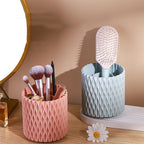 360 Rotating Large Capacity Makeup Brush Portable Storage Box