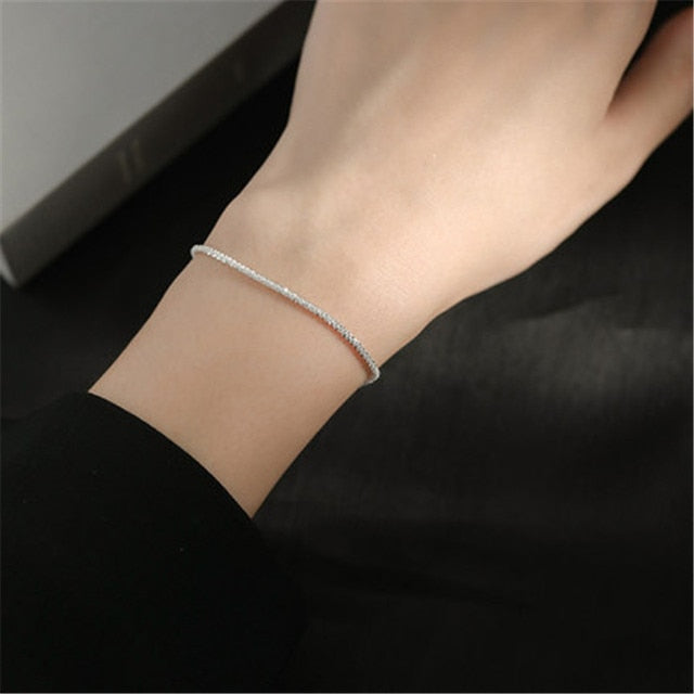 Sparkling Clavicle Chain Necklace Pi-Mart