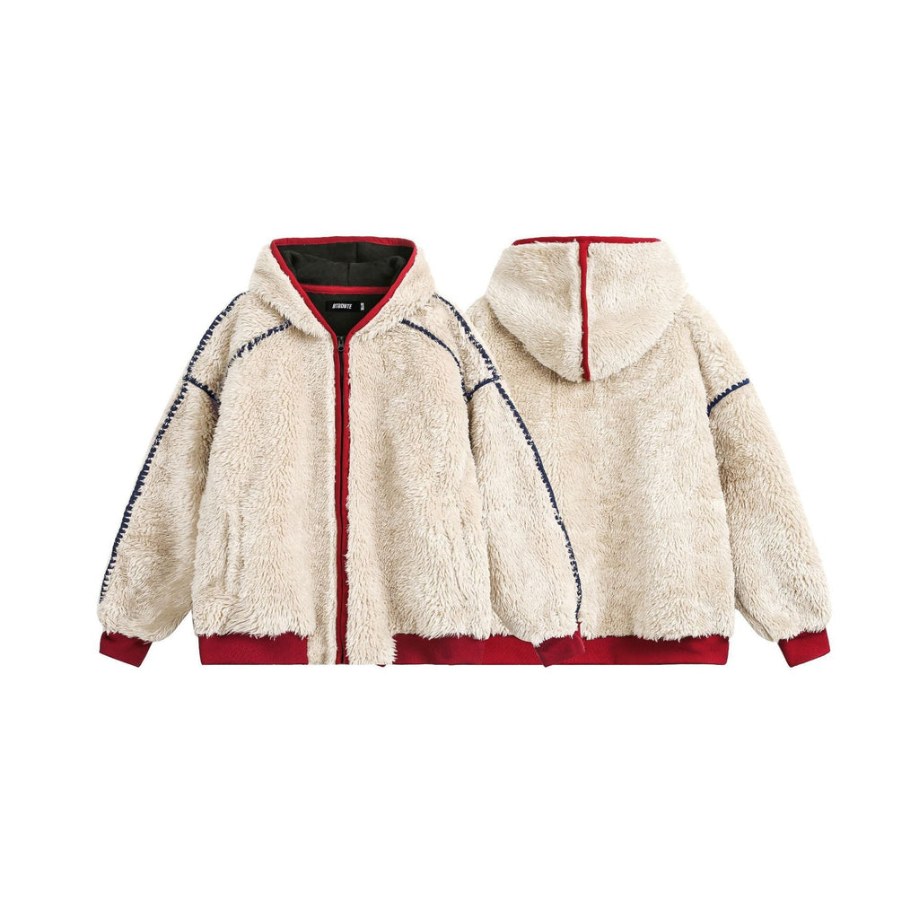 New Winter Velvet Cotton Clothes Lamb Wool Coat Pi-Mart