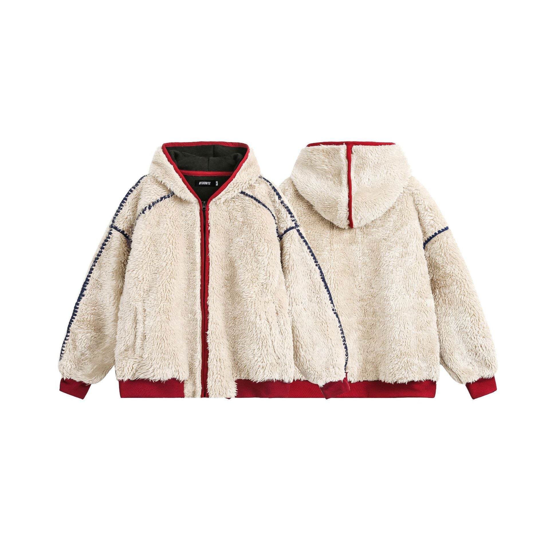 New Winter Velvet Cotton Clothes Lamb Wool Coat Pi-Mart