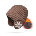 Thermal Knitting Woolen Cap Men's Fleece-lined Thickened Winter Trending Products Pi-Mart
