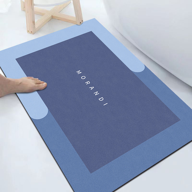 Household Fashion Simple Non-slip Quick-drying Absorbent Floor Mat Pi-Mart