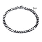 Vnox Men's Chunky Curb Chain Bracelet Pi-Mart