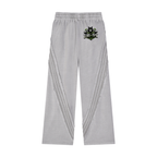Loki & Ivy Snow Washed Tape Raw Edge Sweatpants