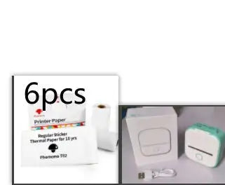 Portable Mini Printer for Students and Hobbyists, Bluetooth Thermal Label Printer - SJB-DIAMOND ELITES