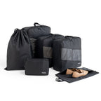 Thickened polyester cloth travel clothes storage bag, travel goods set bundle shoe cover finishing six-piece storage bag - SJB-DIAMOND ELITES
