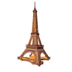 Rolife Night Of The Eiffel Tower Large Wooden Puzzle With 4 Light Shows For Gift Pi-Mart