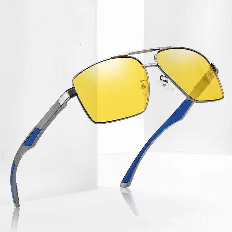 New V Men's Night Vision Polarized Sunglasses