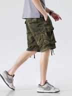 Men's Camouflage Cargo Shorts THRIXINE