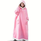 1pc Super Soft Hoodie Wearable Blanket for Adults with Big Pocket - Perfect for Christmas Parties and Cozy Nights In Lootquake LLC