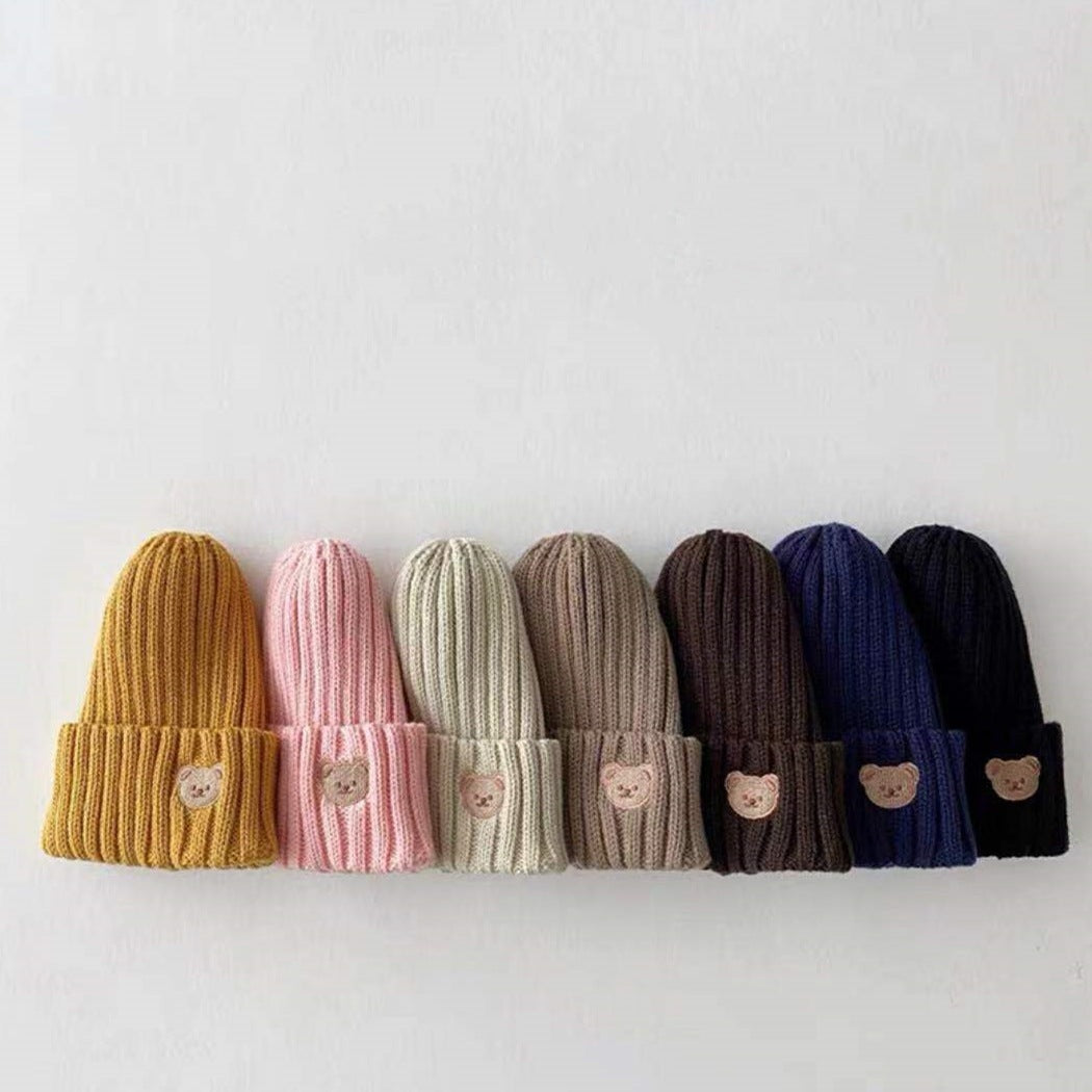 Infant Warm Hat Winter Style Simple And Fashionable All-match Candy Color Pi-Mart