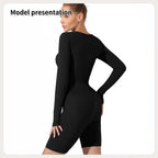Women's Fashion Simple Solid Color Bodysuit - SJB-DIAMOND ELITES