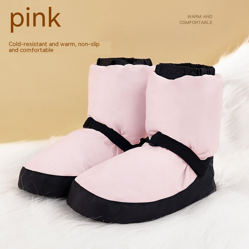 Dance Warm Shoes Ballet Shoes Cotton Warm-up Winter Cotton Shoes Practice Shoes Pi-Mart