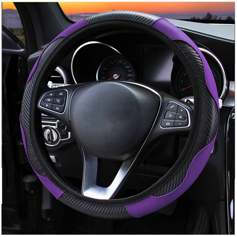 Carbon Fiber Car Steering Wheel Cover - SJB-DIAMOND ELITES
