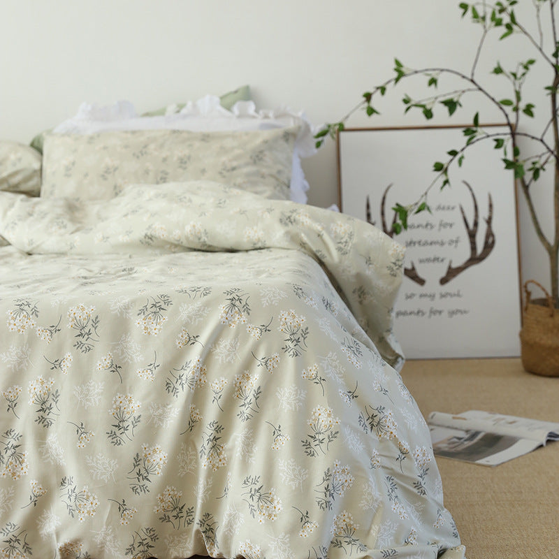 Cotton Single Double Duvet Cover Student Dormitory Bedding Pi-Mart