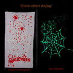 Halloween luminous light curtain pumpkin ghost spider web haunted house secret room horror blood gauze atmosphere layout props - SJB-DIAMOND ELITES