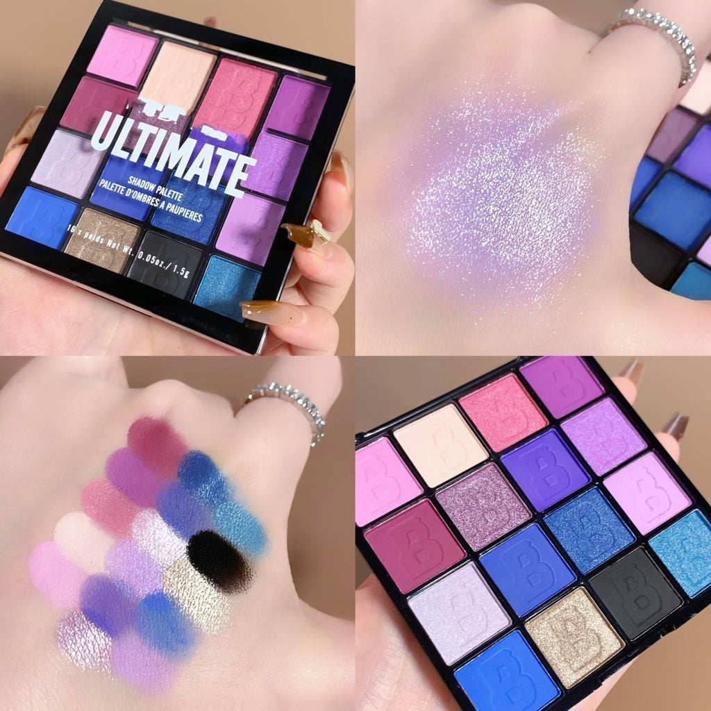 Matte Pearlescent Stage Makeup Eye Shadow Plate Pi-Mart