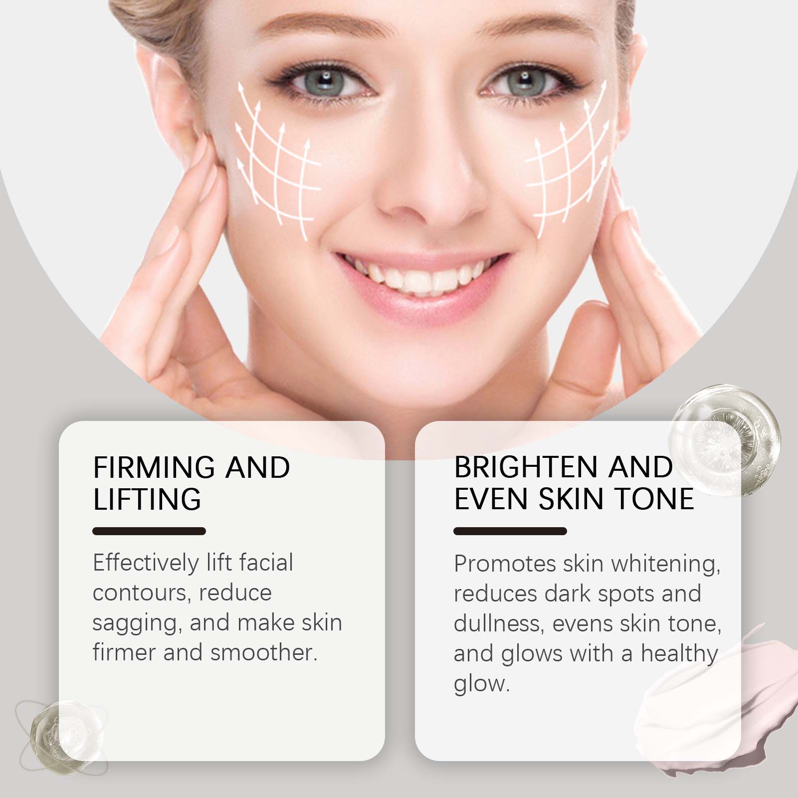 West&Month Collagen Polypeptide Skin Care Cream, Facial Hydrating Skin Care And Moisturizing Skin Moisturize Lootquake LLC