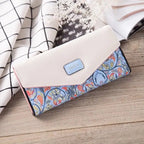 Fashion Women Leather Envelope Clutch Wallet Long Card Holder Purse Bag Handbag Pi-Mart