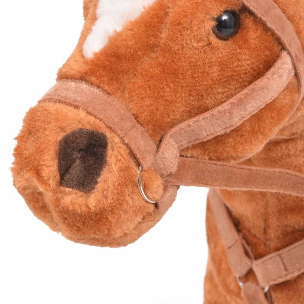Plush Horse Standing Plush   Plush Horse Lootquake LLC