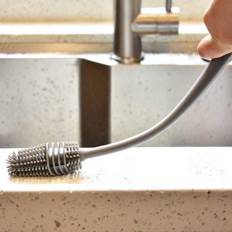 New Multifunctional Cup Brush Without Dead Ends, Household Long Handle Cup Brush Pi-Mart