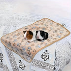 1pc Large Hamster Blanket, Small Animal Cage Liner, Pet Soft Sleeping Mat, Hamster Rabbit Blanket Lootquake LLC