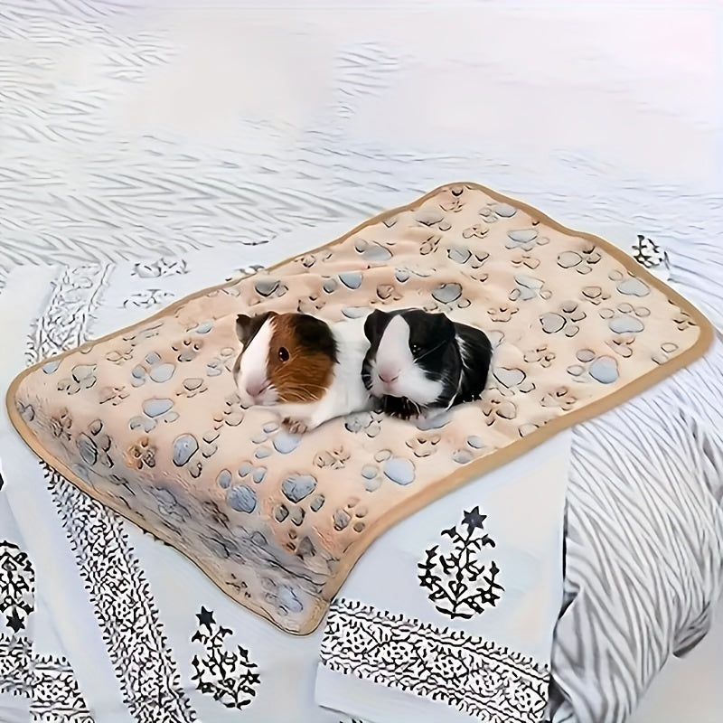 1pc Large Hamster Blanket, Small Animal Cage Liner, Pet Soft Sleeping Mat, Hamster Rabbit Blanket Lootquake LLC