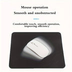 [Small Solid Color Mouse Pad] Oval Small Mouse Pad Single-sided Solid Color Universal Non-slip Pad Mouse Pad Suitable For Laptop Office Faux Leather Gaming Mouse Pad Lootquake LLC
