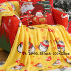 1pc Christmas Plush Bed Blanket, Soft Comfortable Blanket For Sofa Office Bed Camping Travelling Christmas Gift Lootquake LLC