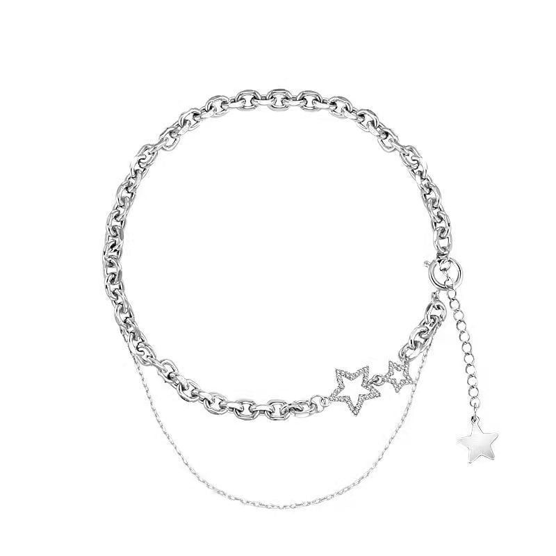 Star Charms Necklace - SJB-DIAMOND ELITES