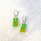 Cute Acrylic Gummy Bear Dangle Earrings Pi-Mart