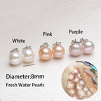 Baroque Pearl Stud Earrings Pi-Mart