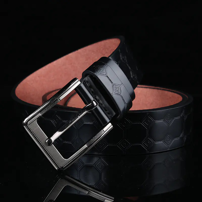 New Men's Faux Leather Belt Pi-Mart