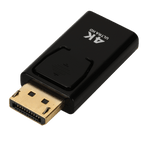 4K Display Port To HDMI Compatible Adapter Converter Display Port Male DP To Female HD TV Cable Adapter Video Audio Compatible With Computer Desktop Labtop PC Monitor HDTV Gold Plated Stevvex