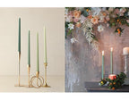 4pc Unscented 12" Candles Colored Long Stick Candle Smokeless Home Wedding Centerpiece Birthday Candle Tall Taper Candles Dripless Unscented Dinner Candle Paraffin Wax Candles Stevvex