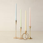 4pc Unscented 12" Candles Colored Long Stick Candle Smokeless Home Wedding Centerpiece Birthday Candle Tall Taper Candles Dripless Unscented Dinner Candle Paraffin Wax Candles Stevvex