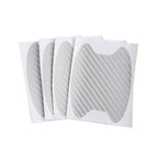 4pcs Universal Carbon Fiber Auto Car Door Handle Stickers Car Handle Protection Premium Car Door Cup Scratch Protector TPU Carbon Fiber Like 3D Stickers Universal Auto Door Cup Scratch Protection Cover Car Handle Anti Scratch Stickers Car Accessories Stevvex