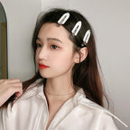 4pcs/1pc No Bend Seamless Hair Clips Side Bangs Fix Fringe Barrette Makeup Washing Face Accessories Women Girls Styling Hairpins Gorgeous Hair Accessories For Women