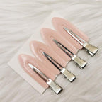 4pcs/1pc No Bend Seamless Hair Clips Side Bangs Fix Fringe Barrette Makeup Washing Face Accessories Women Girls Styling Hairpins Gorgeous Hair Accessories For Women