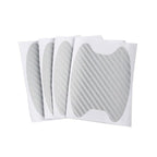 4Pcs/Set Car Door Sticker Carbon Fiber Scratches Resistant Cover Auto Handle Protection Film Exterior Styling Accessories New Car Door Handle Cup Scratch Protector Scratches Protective Films Clear Side Sticker Scratches Car Door Protector Films Stevvex