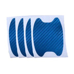 4Pcs/Set Car Door Sticker Carbon Fiber Scratches Resistant Cover Auto Handle Protection Film Exterior Styling Accessories New Car Door Handle Cup Scratch Protector Scratches Protective Films Clear Side Sticker Scratches Car Door Protector Films Stevvex