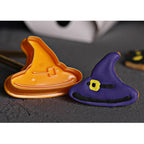 4Pcs/set Plastic Christmas Christmas Tree Halloween Pumpkin Ghost Theme Cookie Cutter Plunger Fondant Chocolate Mold Halloween Cookie Cutters Thanksgiving Fall Christmas Cookie Cutters Biscuit Mold 3D Mini Fondant Cookie Tools Stevvex