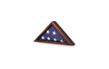 4ft x 6ft American flag, Cherry, Walnut or Oak finish The Military Gift Store